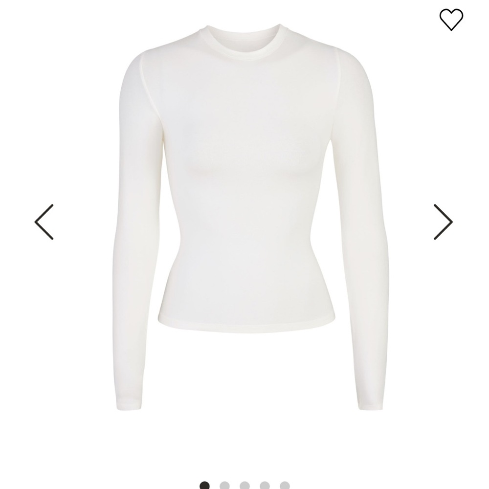 SKIMS cotton jersey long sleeve t-shirt